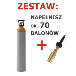 Zestaw do napełniania balonów - na ok. 70 szt.